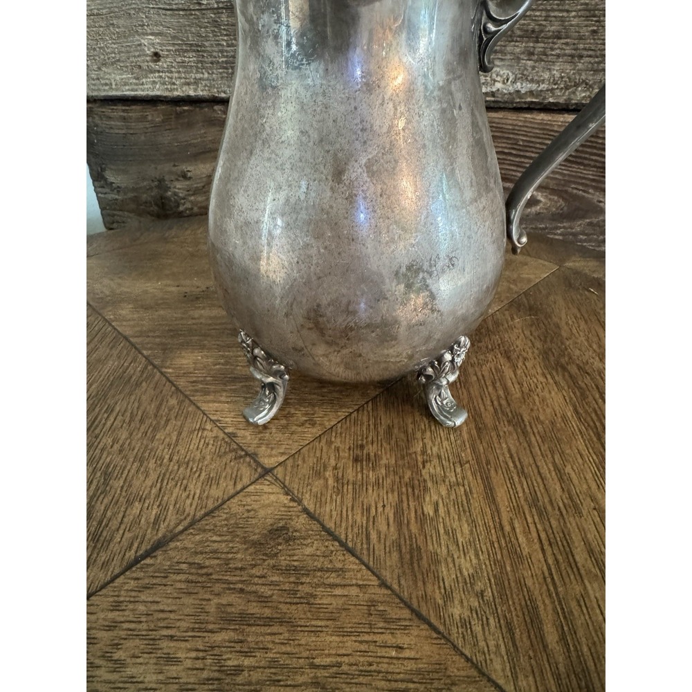 Vintage International Silver Countess Silver Plated Water Pitcher 9" w Ice Lip - Picture 6 of 12